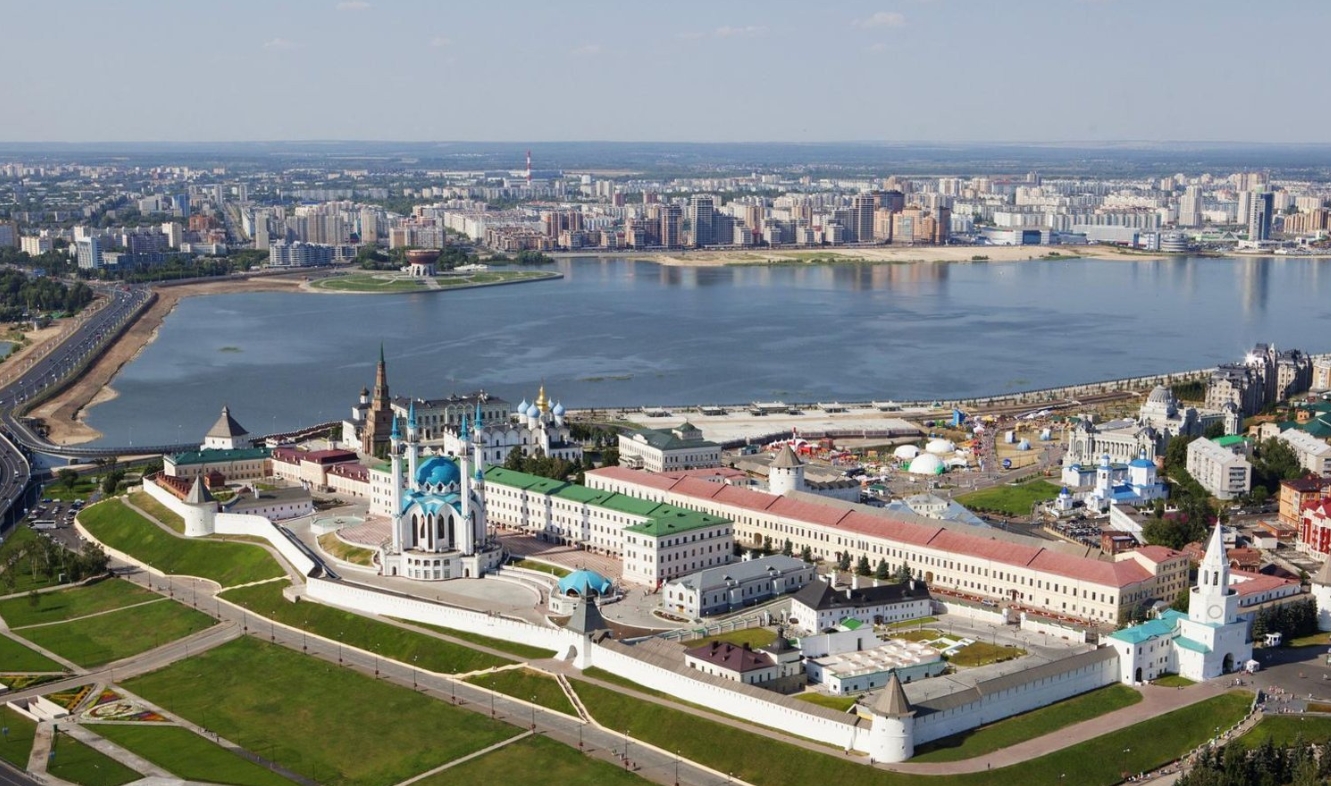Панорама казанского кремля фото
