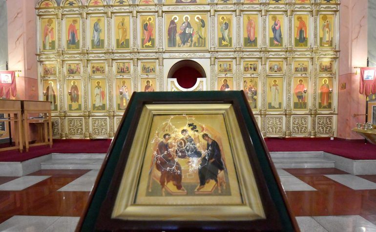 Христианская церковь в Пхеньяне (КНДР)