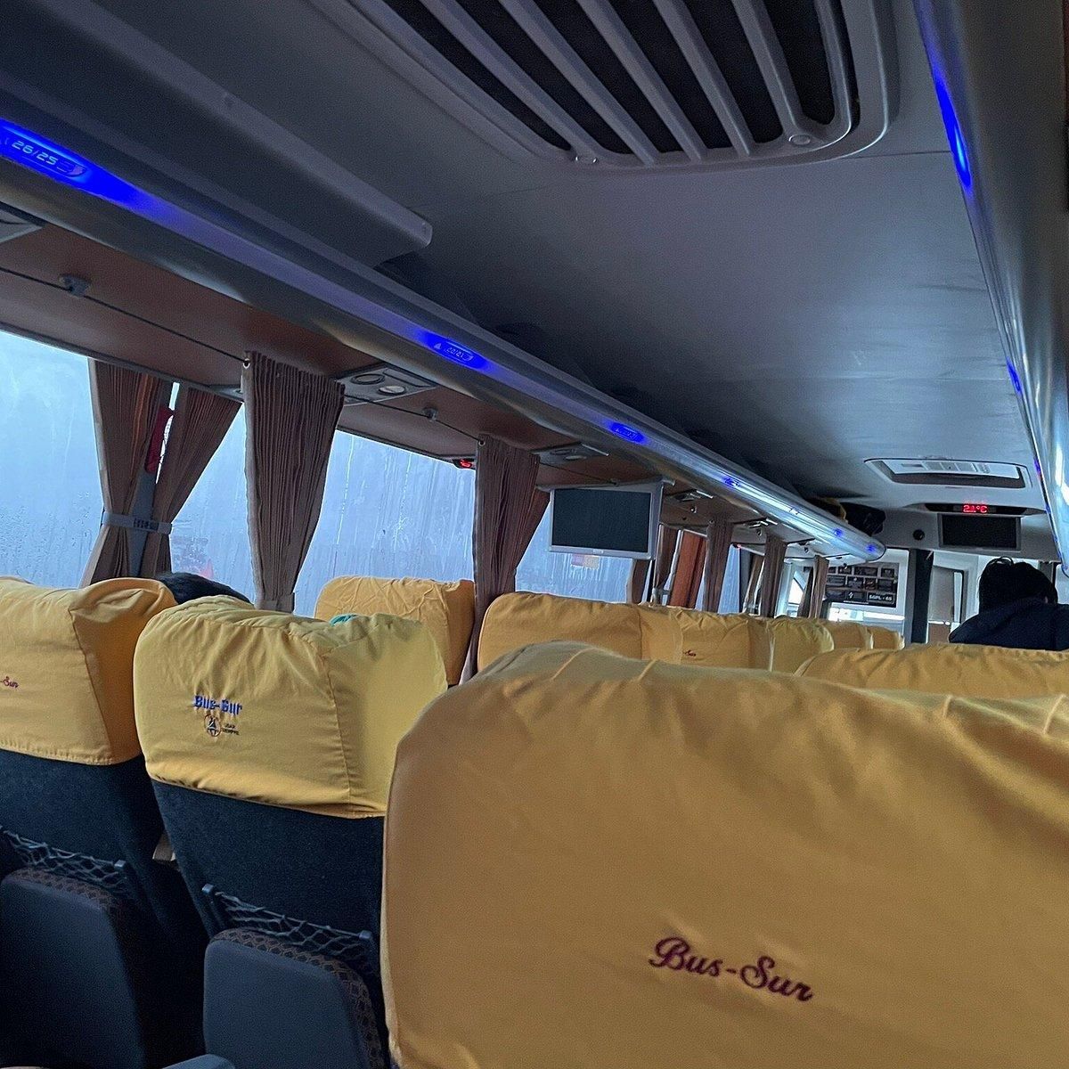 Салон автобуса Bus-Sur в Патагонии