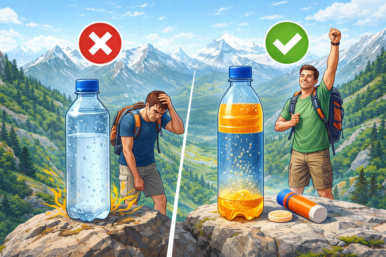 Почему в горах нельзя пить только обычную воду