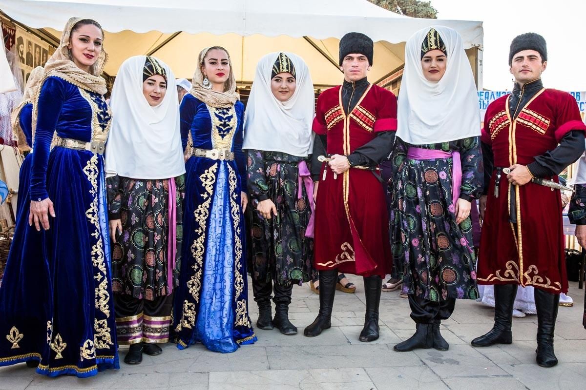 👘 Национальные костюмы народов республики Дагестан (Россия)