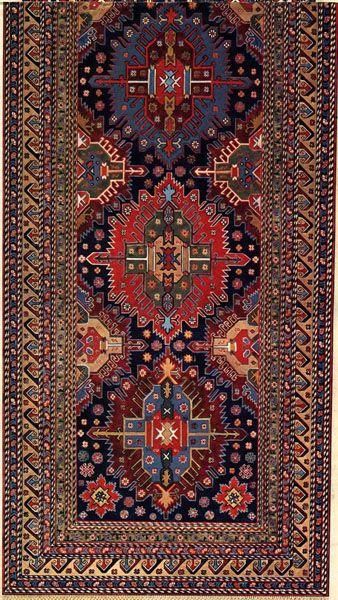 🧶 Табасаранский ковёр ручной работы — один из символов народных художественных промыслов Дагестана (Россия)