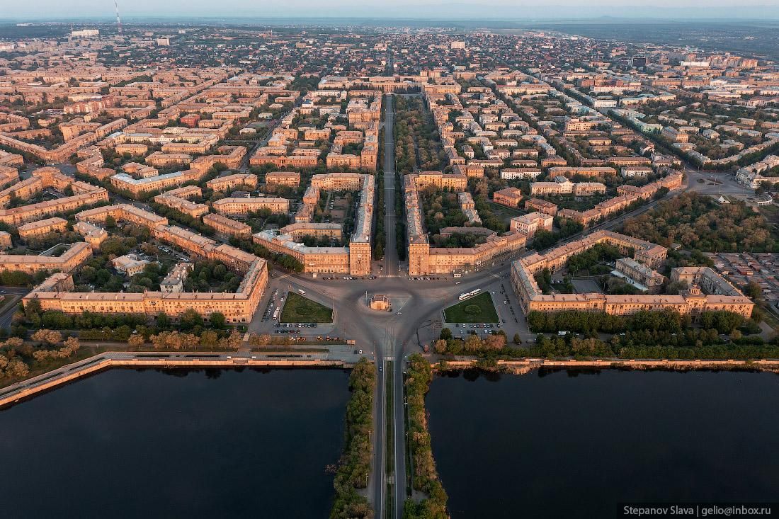 Панорама Магнитогорска (Россия)