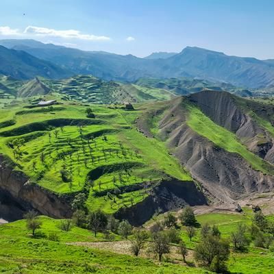🌿 Пейзажи Табасаранского района, подчёркивающие природное разнообразие южного Дагестана (Россия)