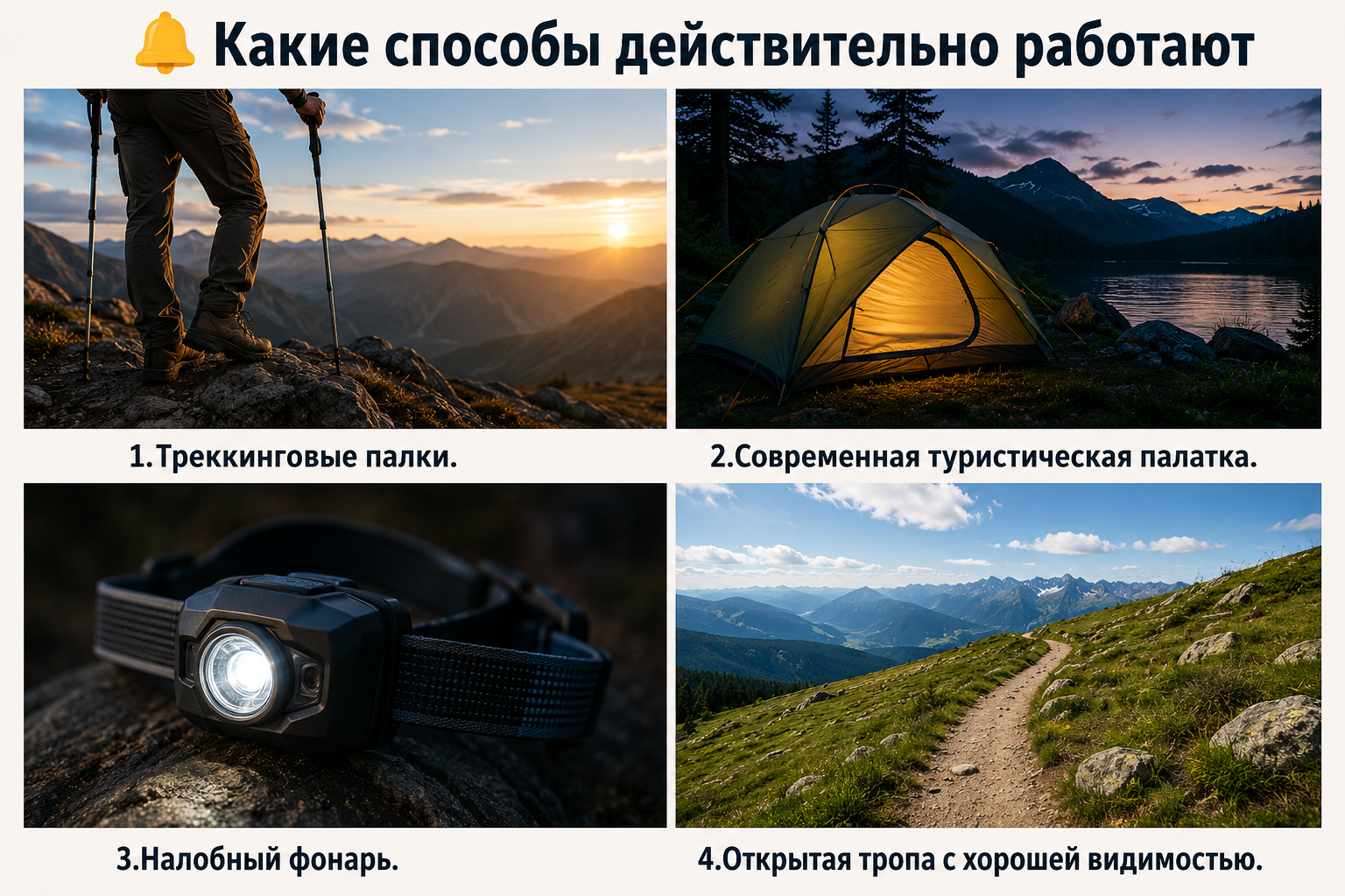 Надёжное снаряжение и безопасное передвижение
