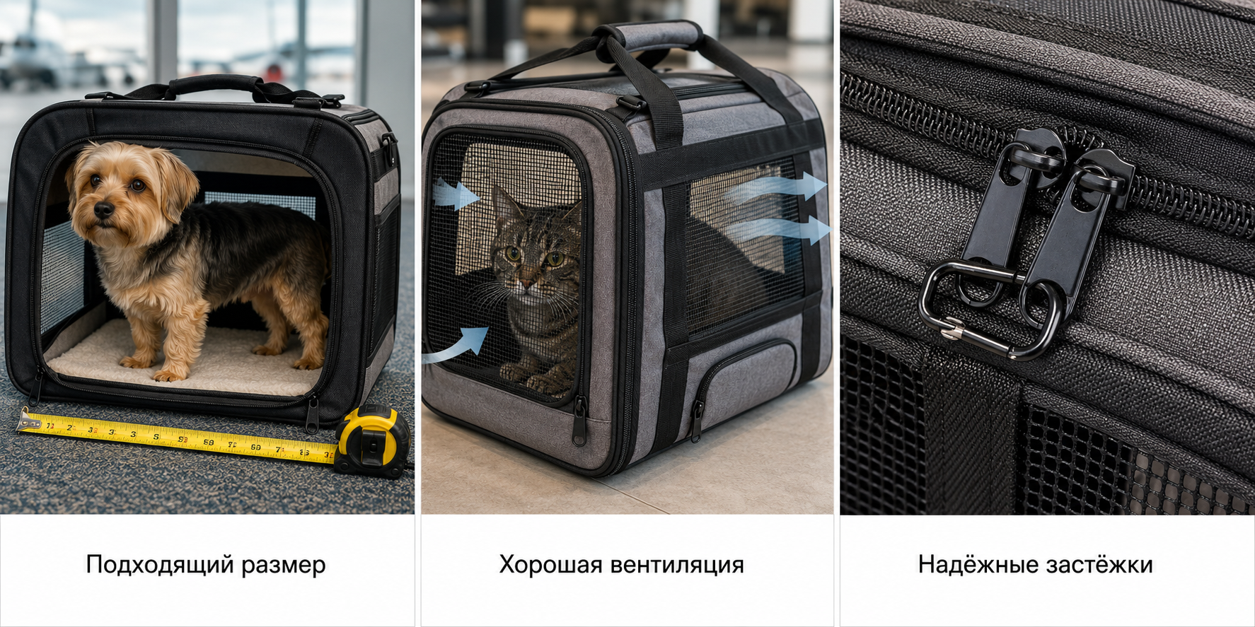 Подходящая переноска в самолёт