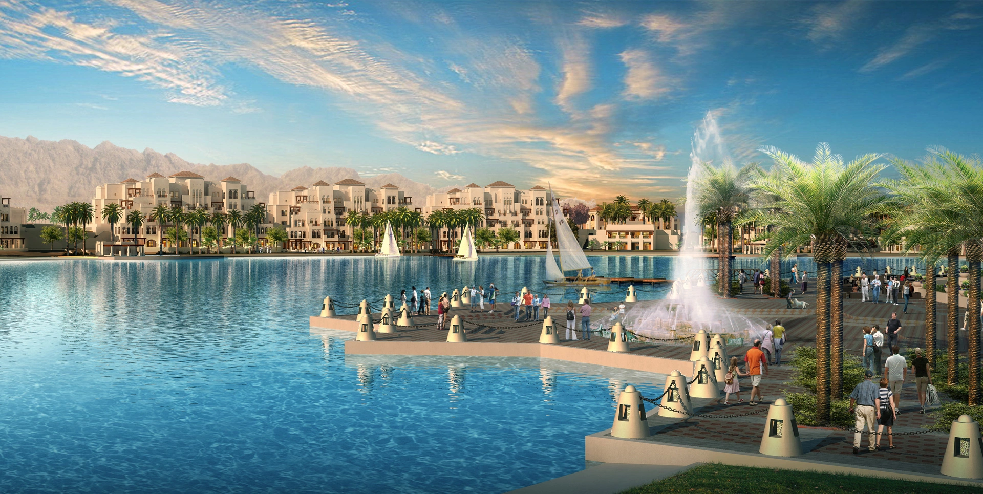 Самая большая система искусственных лагун City Stars Sharm Resort (Египет)