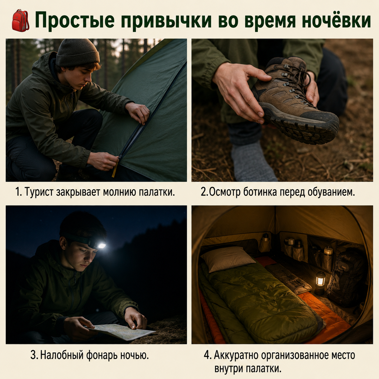 Что проверить перед тем, как лечь спать