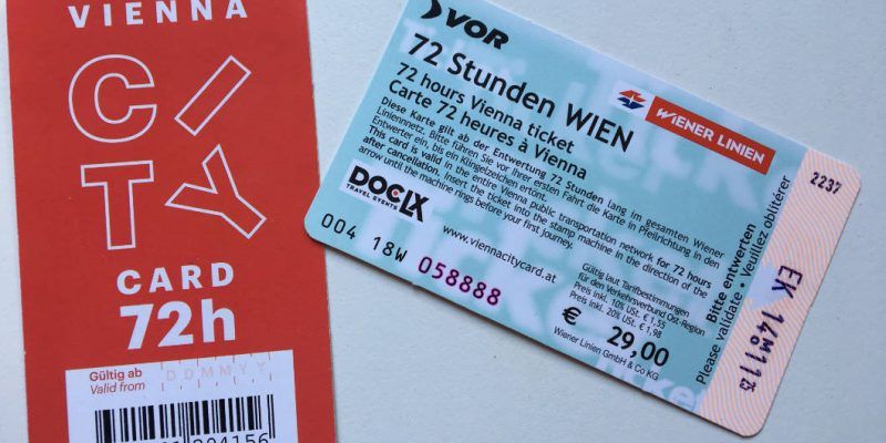 Скидочная карта Vienna City Card и проездной Wiener Linien