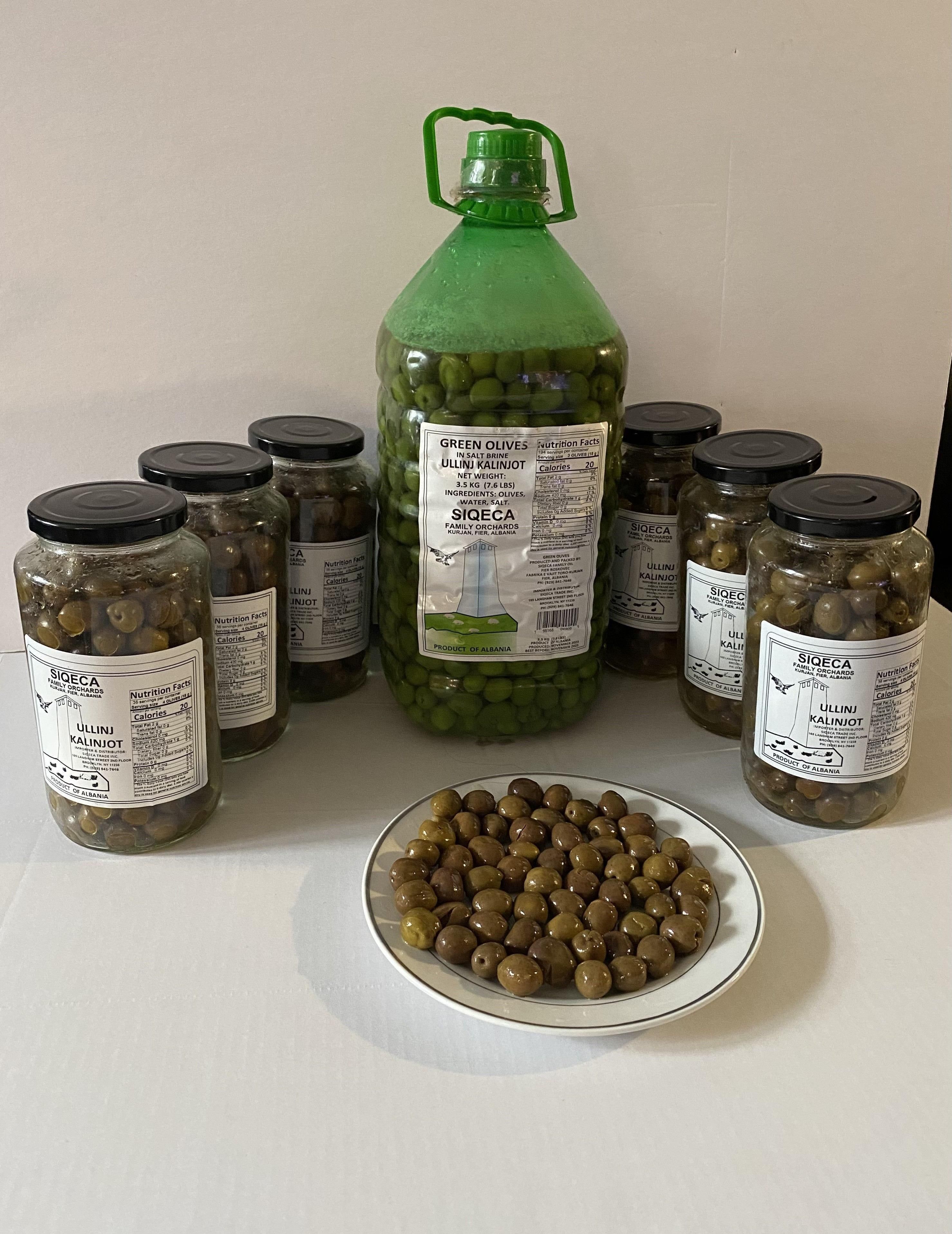 Маринованные оливки в банках