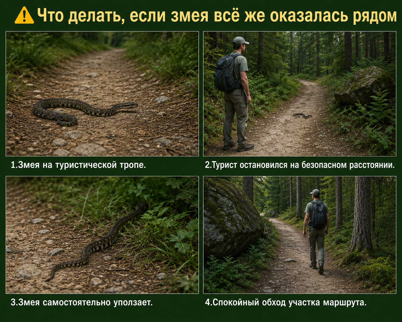 Последовательность безопасных действий