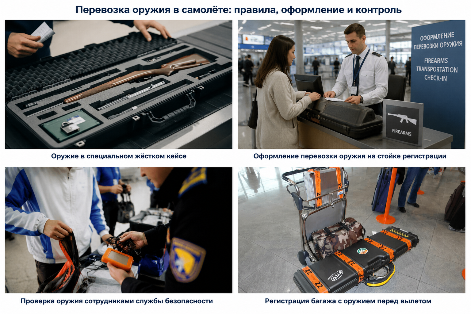 Оформление, проверка и контроль перевозки оружия