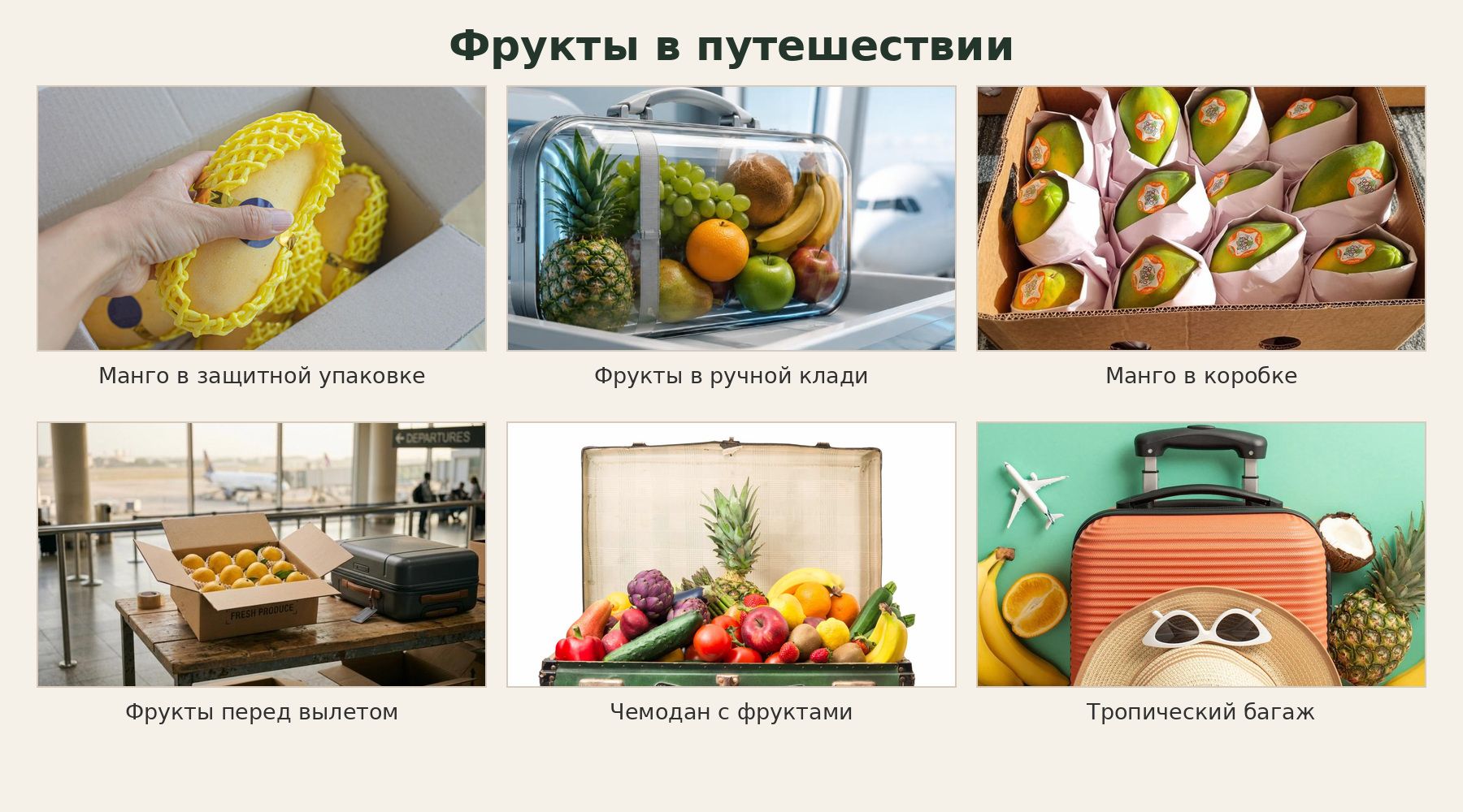 Фруктовый багаж