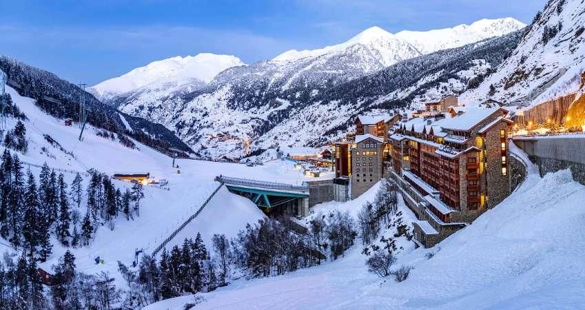 Снежная Grandvalira в Пиренеях