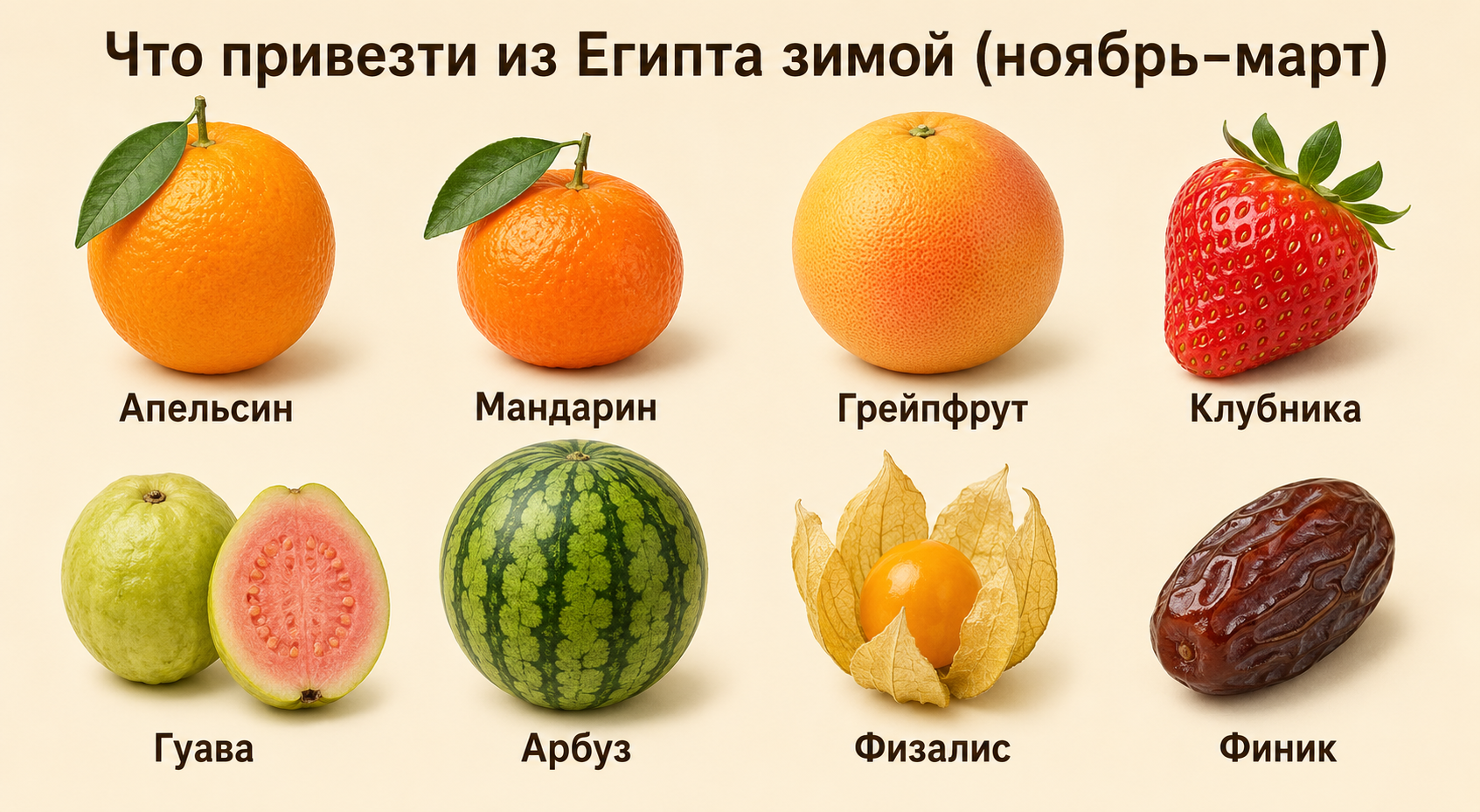 Зимние фрукты