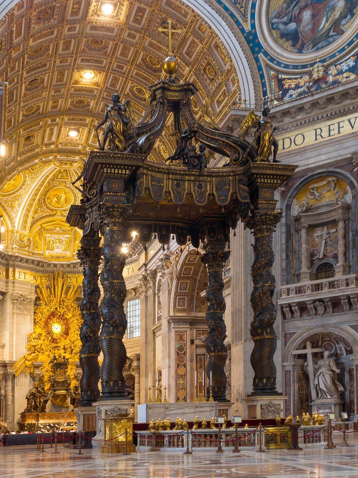 Бронзовый балдахин Бернини (Baldacchino di San Pietro)