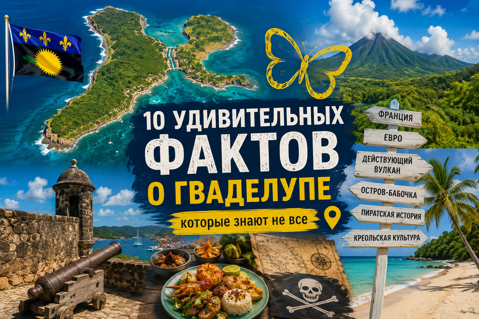 10 удивительных фактов о Гваделупе, которые знают не все