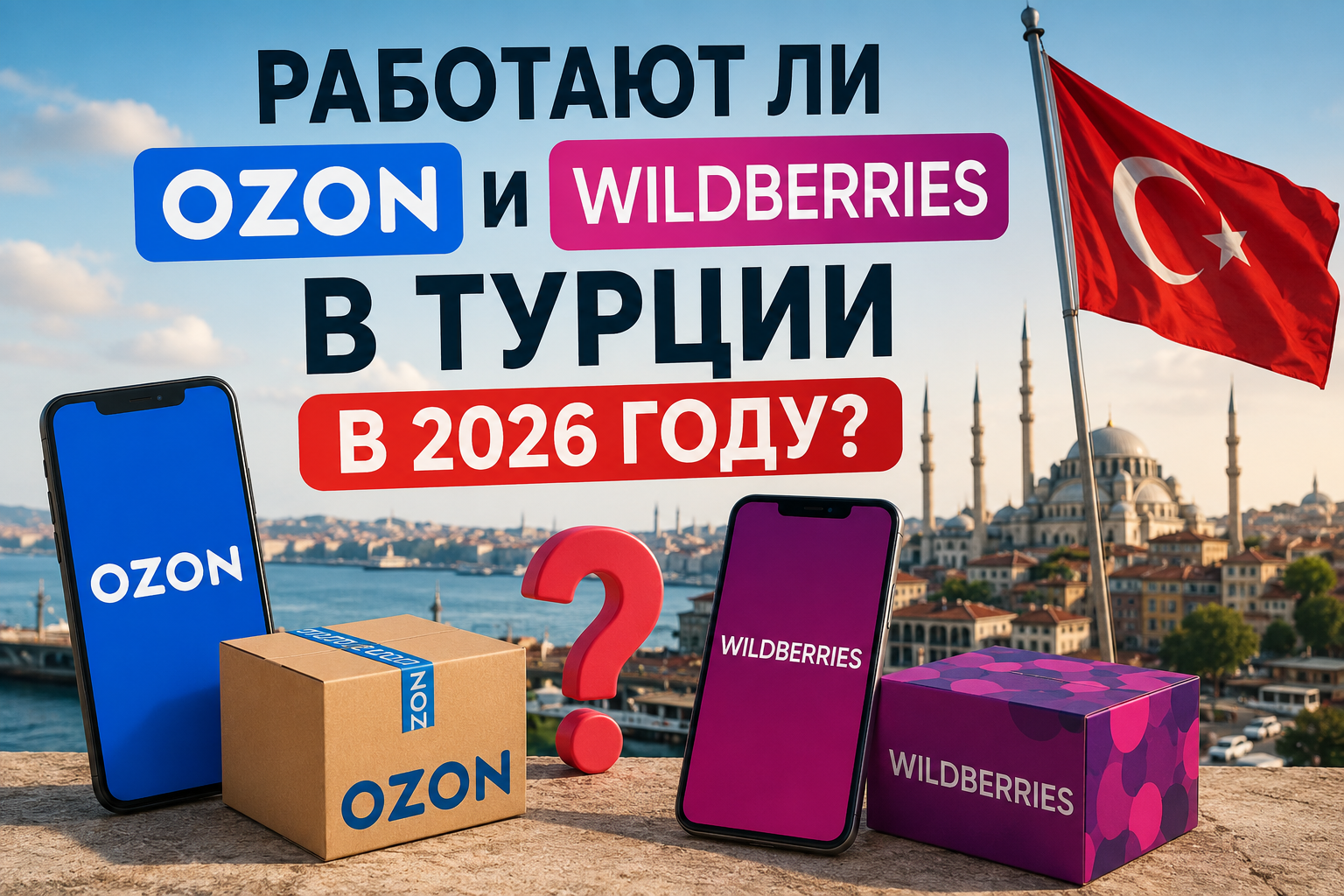 Работают ли Ozon и Wildberries в Турции в 2026 году?