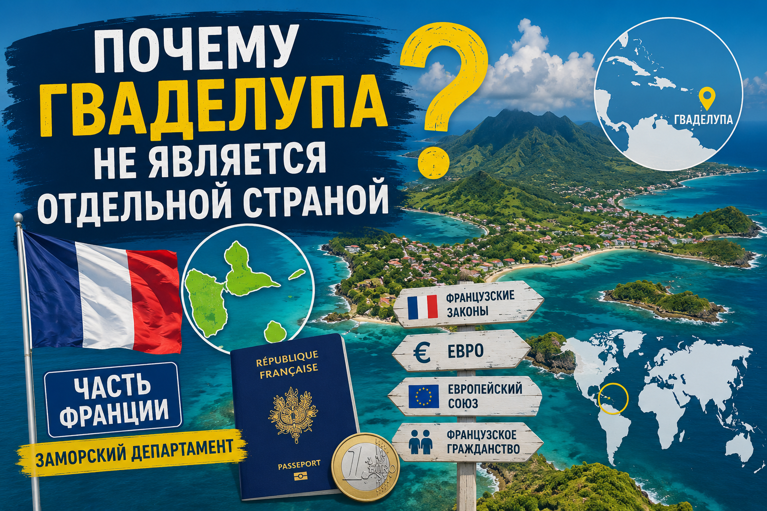 Почему Гваделупа не является отдельной страной