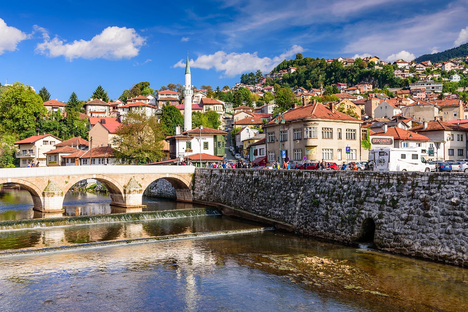 Сараево, вид с реки
