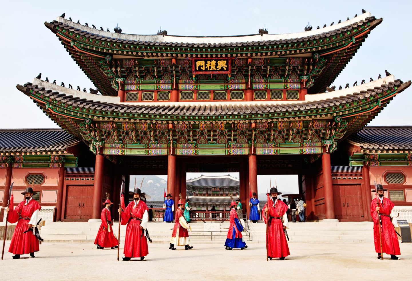 Дворец Gyeongbokgung Южная Корея