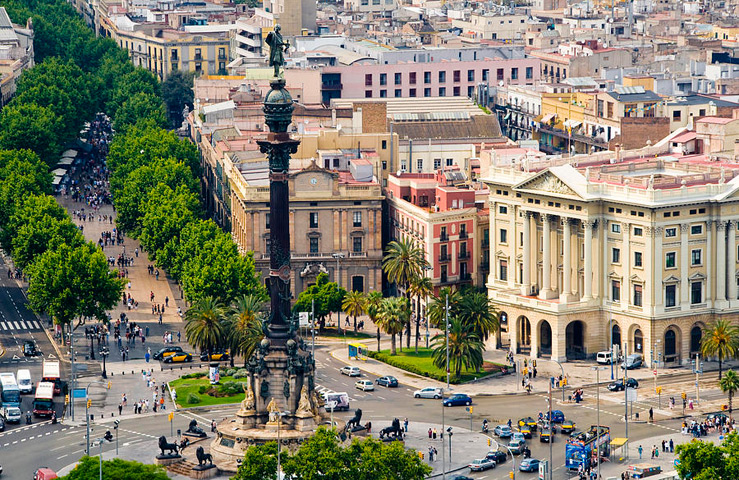 Рамбла св. Моники (Rambla de Santa Mònica)