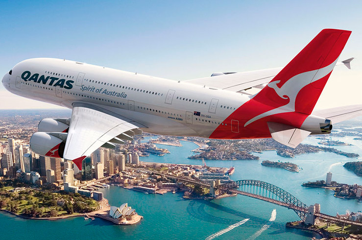 Второе место занял крупнейший австралийский авиаперевозчик Qantas Airways.