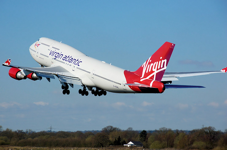 Пятое место разделили компании корпорации Virgin Group: Virgin Atlantic и Virgin Australia