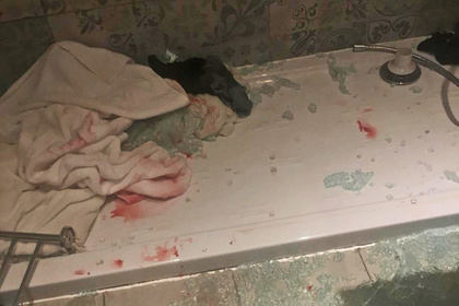 В пьяного туриста вонзилось множество осколков