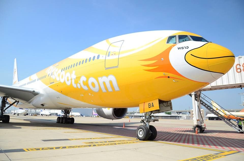 Ливрея сингапурского лоукостера Scoot 