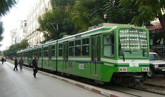 Трамвай в Тунисе