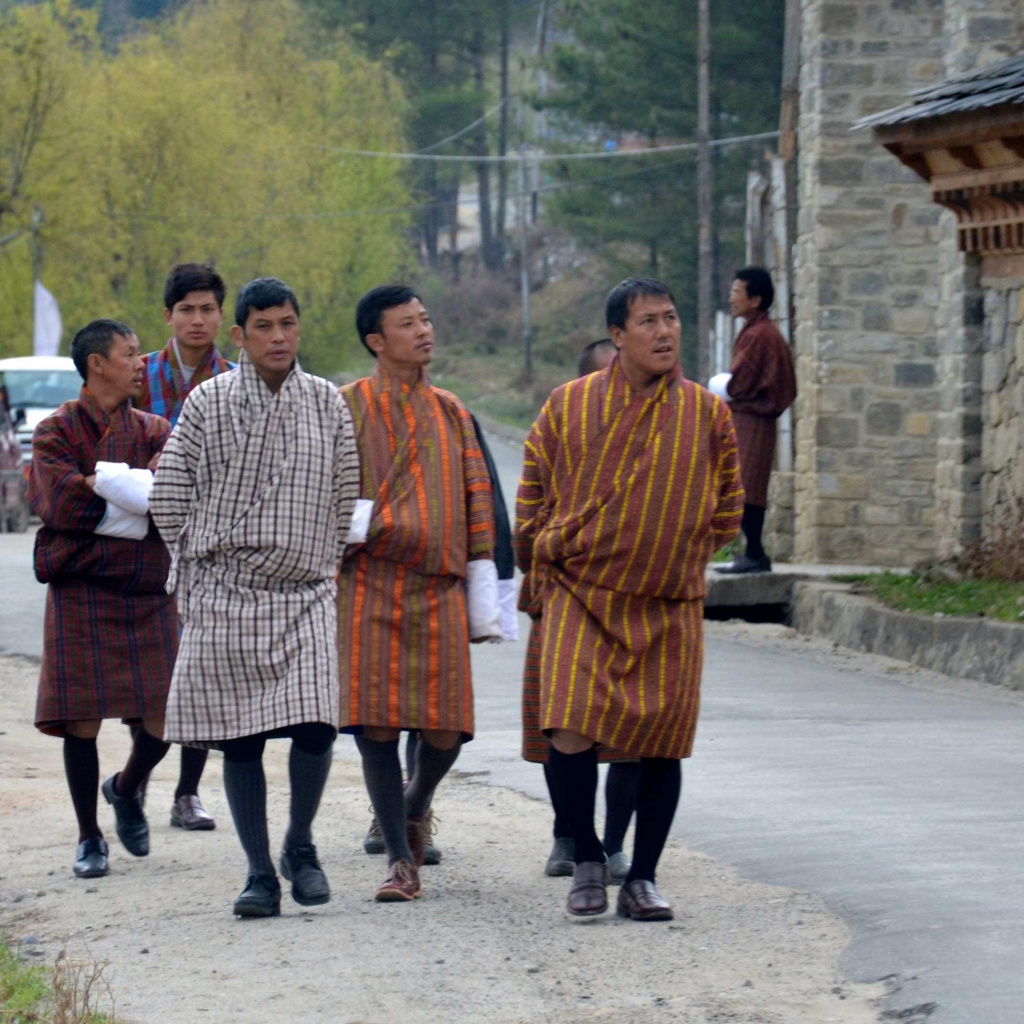 Традиционная одежда Бутана. Фото 1