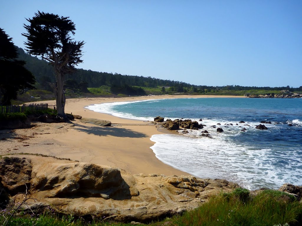 Monastery Beach в Калифорнии