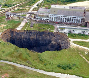 Березники — столица карстовых провалов России