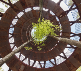 Уникальная смотровая башня в Дании без лифта и ступенек