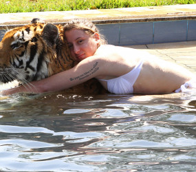 В бразильской семье живут домашние тигры