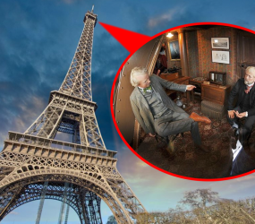Секретная квартира, спрятанная на верхушке Эйфелевой башни