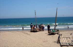 На пляже Манкоры – фотографии Перу